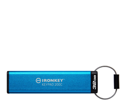 Pendrive (pamięć USB) Kingston 32GB IronKey Keypad 200C USB-C FIPS 140-3 Lvl 3 AES-256